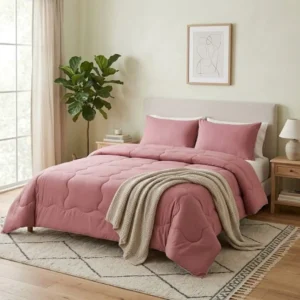 Acolchado Cobertor Queen King 4800 Hilos Reversible