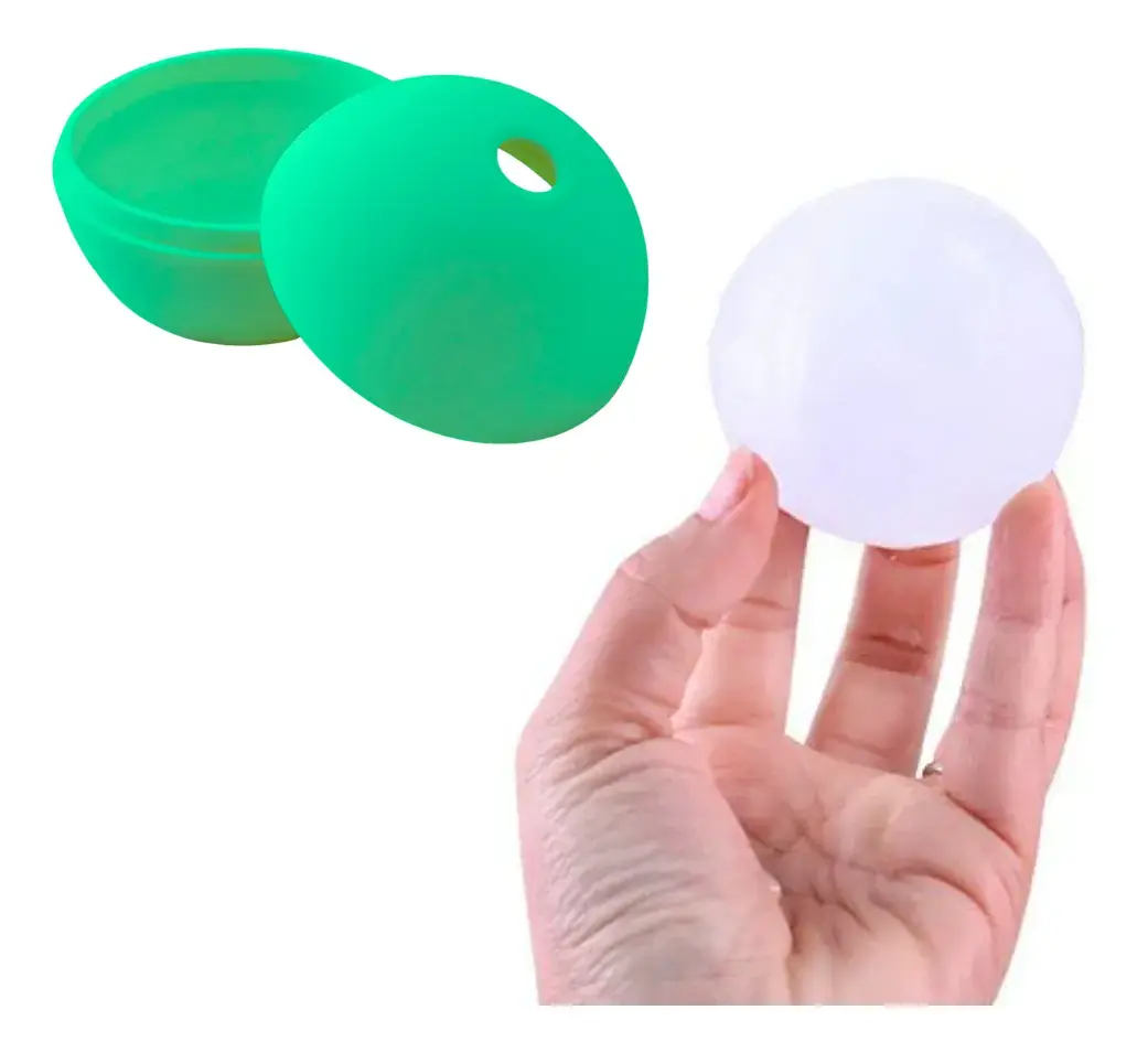 Molde De Silicona Color Verde Para Esferas De Hielo de 6 cm - Image 8