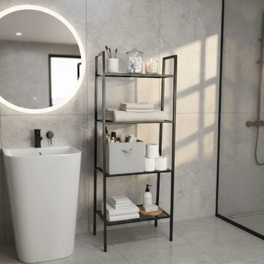Mueble Organizador Estanteria Multiuso De 4 Niveles 60cm - Imagen 3