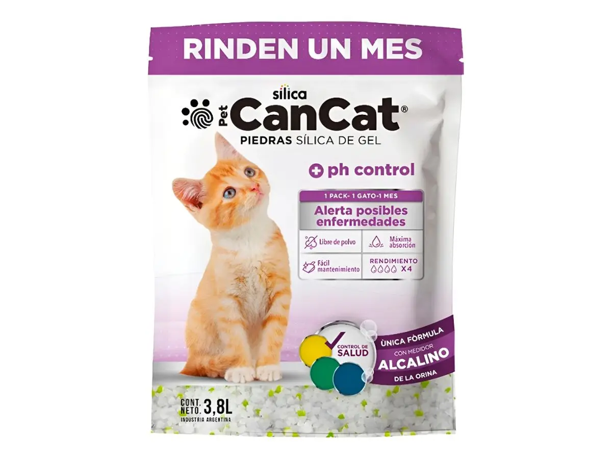 Piedras Para Gatos Sílica De Gel Ph Control Cancat 3.8lt - Image 6