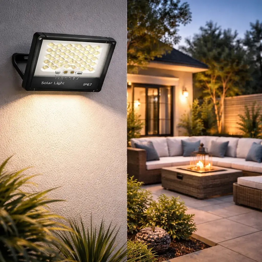 Reflector Solar 200w Led Para Exterior Con Control Remoto - Image 2