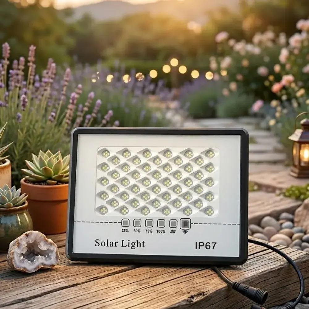 Reflector Solar 200w Led Para Exterior Con Control Remoto - Image 3