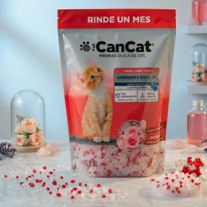 Piedras Para Gatos Sílica De Gel Rosas Cancat 3.8lt