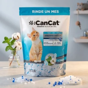 Piedras Para Gatos Sílica De Gel Neutra Clásica Cancat 3.8lt