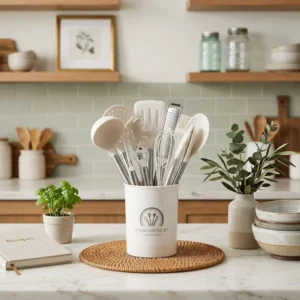 Set De Utensilios De Cocina 33 Pz Silicona Y Acero Inox