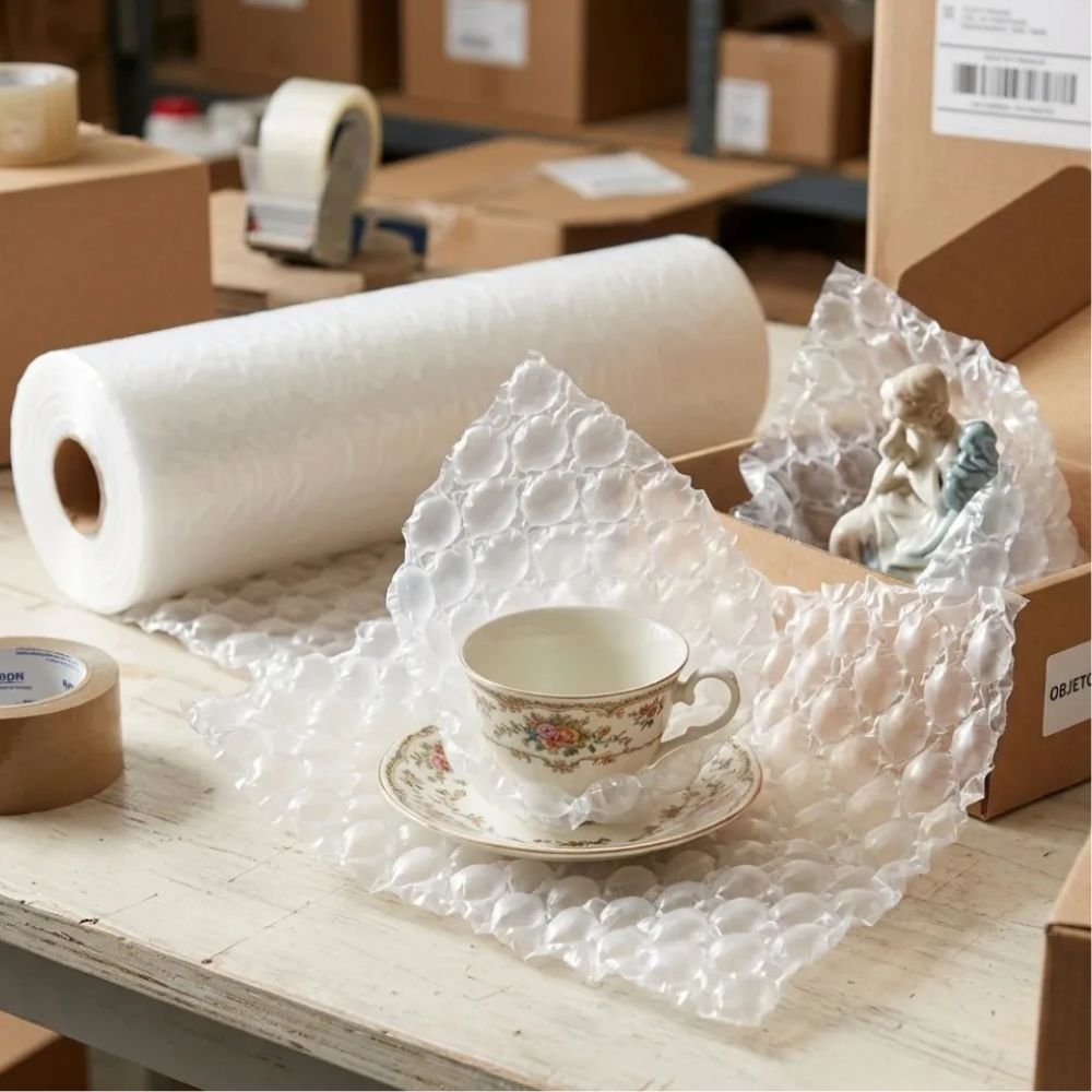 Bobina Para Almohadilla De Aire 80×32cm Protección De Embalajes- Rollo 300mts- - Imagen 2