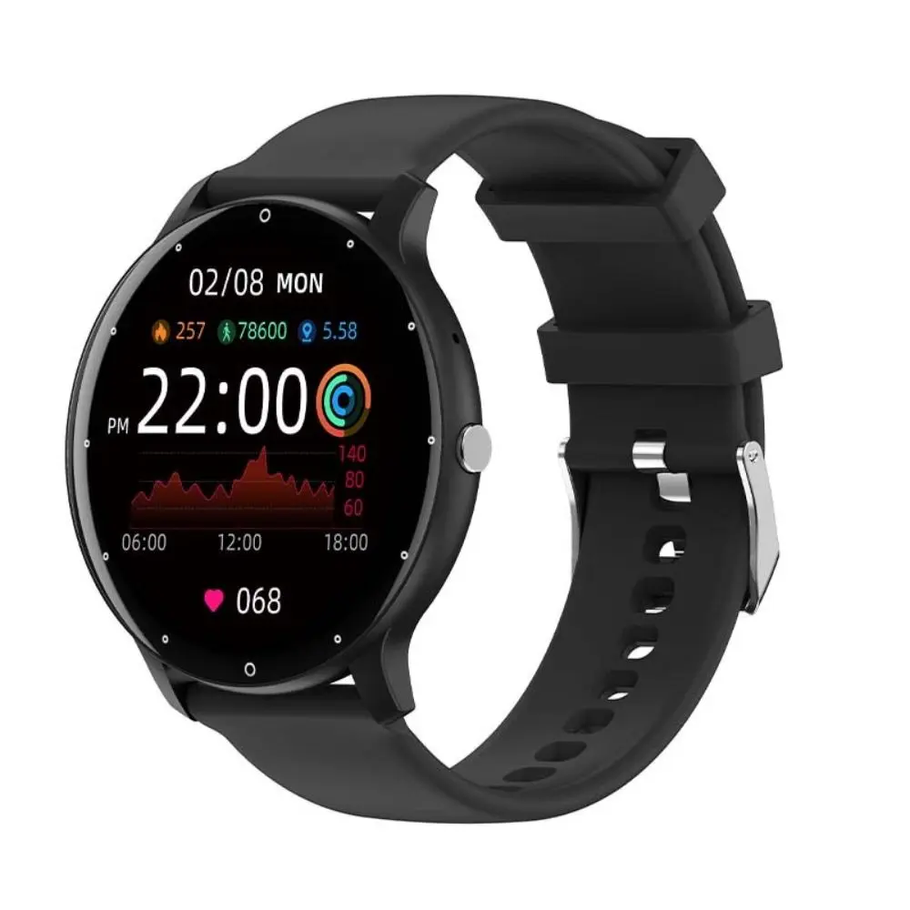 Reloj Inteligente con Llamadas Bluetooth y Control de Salud Color Negro