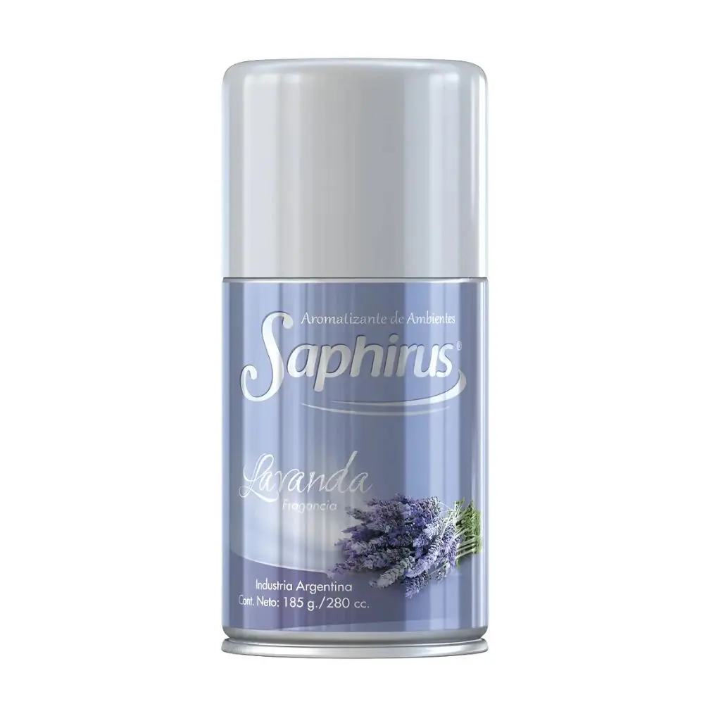 Aromatizante Saphirus Aerosol - Fragancia Lavanda 280cc