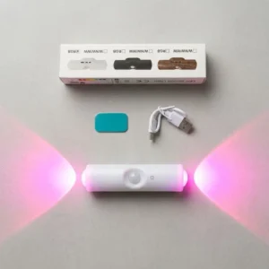 Lámpara Led Con Sensor Movimiento Rgb Recargable