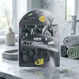 Afeitadora Max Men 3 Hojas Skin Sensitive- Pack X6
