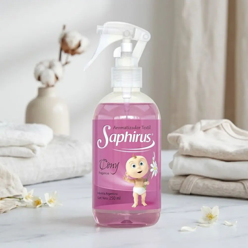 Aromatizador Textil Saphirus  Fragancia Cony 250ml