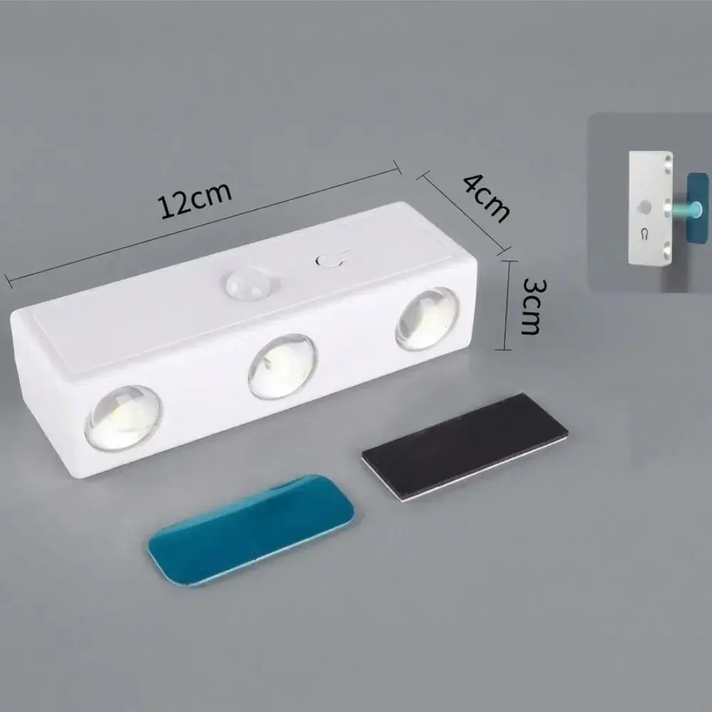 Luz Led Con Sensor Movimiento Recargable Fría - Neutra - Cálida - Imagen 4